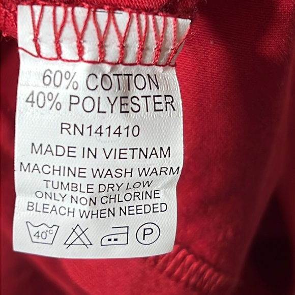 Dino Robert V Neck Embroidered Logo Short Sleeve T Shirt size xl - Picture 5 of 8